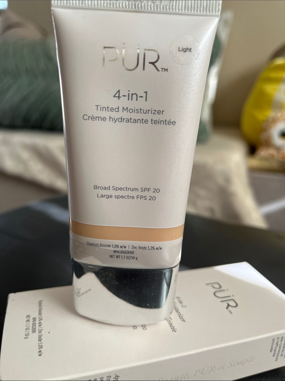 PUR 4-in-1 tinted moisturizer Light, 1.7 oz. SPF 20 (New)